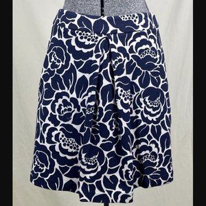 Boden ~ Floral jacquard pleated mini skirt